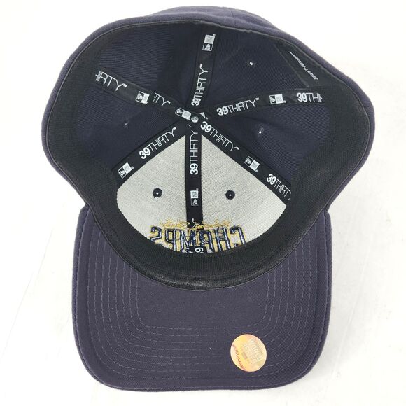 Atlanta Braves 2021 World Series Hat Cap New Era 39thirty Champs Medium‎ Large - Picture 7 of 14